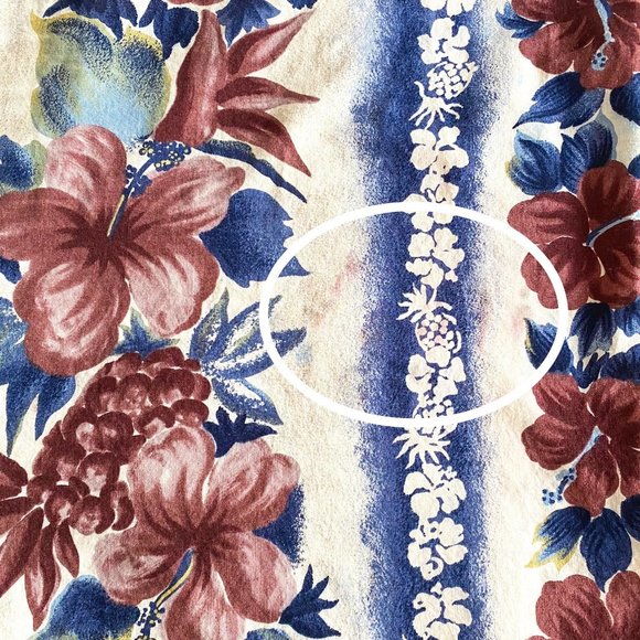 Hawaiian Vintage 90s Midi Hibiscus Tiki Dress • Size S - Picture 10 of 10